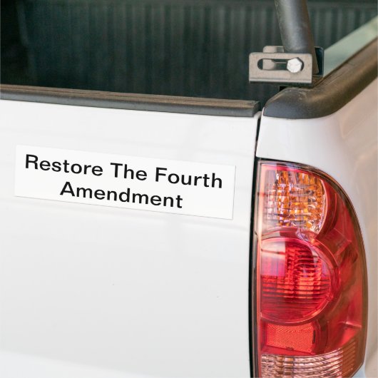 Autocollant De Voiture Reconstituez le quatrième adhésif pour pare-chocs (Sur camion)