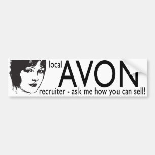 Autocollant De Voiture Recruteur Avon local