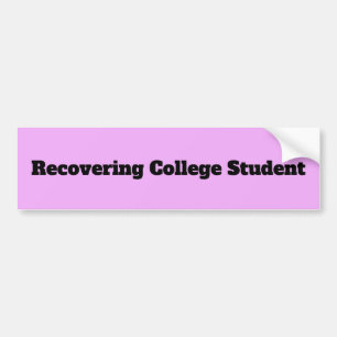 Autocollant De Voiture Récupération du devis étudiant du collège