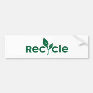 Autocollant De Voiture Recycler
