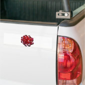 Autocollant De Voiture Red Christmas Bow (Sur camion)