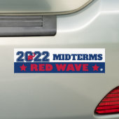 Autocollant De Voiture Red Elephant Red Wave 2022 Midterms (En voiture)