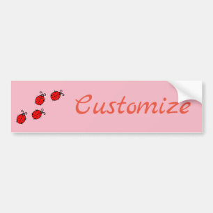 Autocollant De Voiture Red Ladybugs Crawling Thunder_Cove