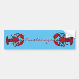 Autocollant De Voiture Red Maine Lobster Thunder_Cove