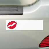 Autocollant De Voiture Red Ombre Lipstick Diva Lips (En voiture)