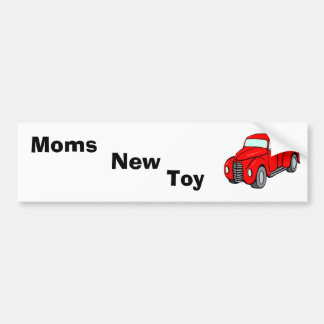 Autocollant De Voiture red_pick-up_truck, mamans, jouet, nouveau