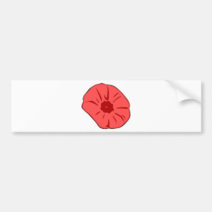 Autocollant De Voiture Red Poppy