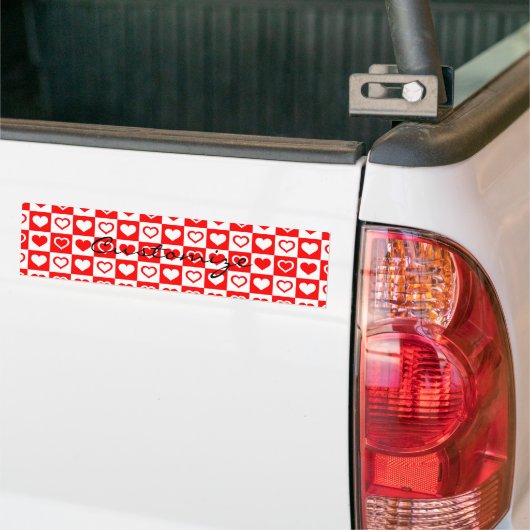 Autocollant De Voiture Red Rose Plaid Pattern Thunder_Cove (Sur camion)