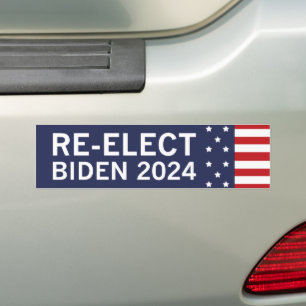 Autocollant De Voiture Réélire Biden 2024