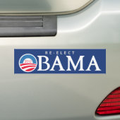 Autocollant De Voiture Réélisez le Président Obama Bumpersticker 2012 (En voiture)