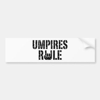 Autocollant De Voiture Règle des arbitres