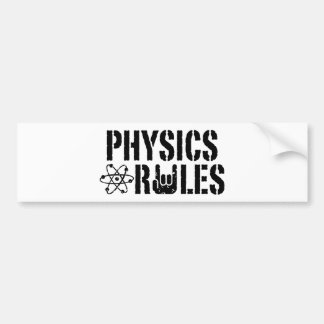 Autocollant De Voiture Règles de physique