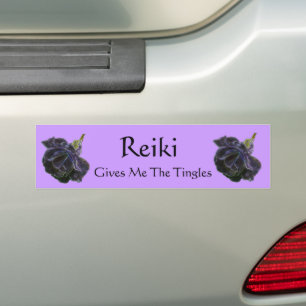 Autocollant De Voiture Reiki Me Donne Des Frissons Rose