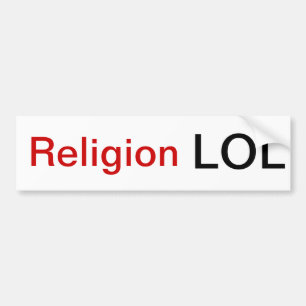 Autocollant De Voiture Religion LOL