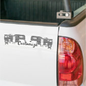 Autocollant De Voiture Remorque classique Caravan Thunder_Cove (Sur camion)
