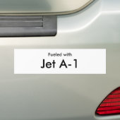 Autocollant De Voiture Rempli de combustible avec, jet A-1 (En voiture)