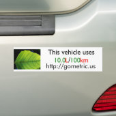 Autocollant De Voiture Rendement du carburant Bumpersticker (En voiture)