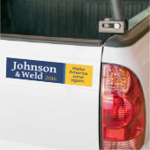 Autocollant De Voiture Rendez l'Amérique raisonnable encore (Sur camion)