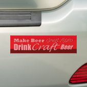 Autocollant De Voiture Rendre la bière excellente 4 (En voiture)