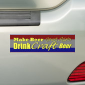 Autocollant De Voiture Rendre la bière super 3 (En voiture)