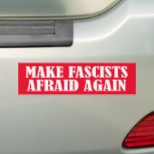 Autocollant De Voiture Rendre les fascistes effrayés (En voiture)