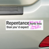 Autocollant De Voiture Repentir (En voiture)
