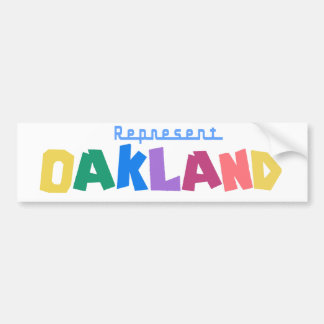 Autocollant De Voiture Représentez Oakland