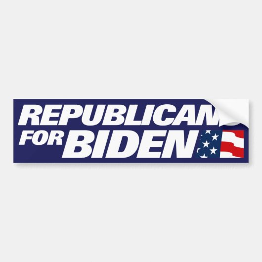 Autocollant De Voiture Républicains pour Biden 2024 (Devant)