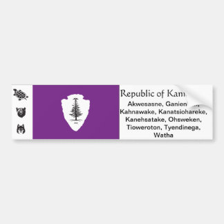 Autocollant De Voiture République d'adhésif pour pare-chocs de Kanienkeh
