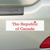 Autocollant De Voiture République du Canada (En voiture)