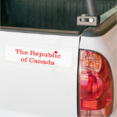 Autocollant De Voiture République du Canada (Sur camion)