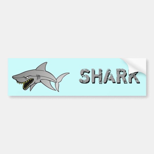 Autocollant De Voiture Requin (Devant)