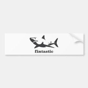 Autocollant De Voiture Requin - fintastic
