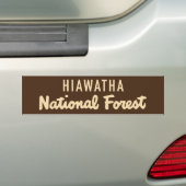 Autocollant De Voiture Réserve forestière de Hiawatha (En voiture)