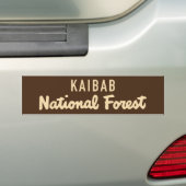 Autocollant De Voiture Réserve forestière de Kaibab (En voiture)