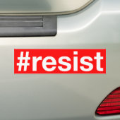 Autocollant De Voiture #resist (En voiture)