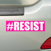 AUTOCOLLANT DE VOITURE #RESIST (En voiture)