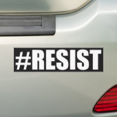 AUTOCOLLANT DE VOITURE #RESIST (En voiture)