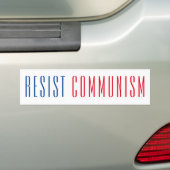 Autocollant De Voiture Resist communism (En voiture)