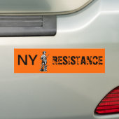 AUTOCOLLANT DE VOITURE RÉSISTANCE DE NY (En voiture)