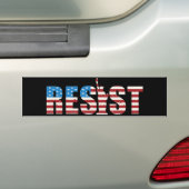 Autocollant De Voiture Résistez à l'anti résistance d'atout persistent 2 (En voiture)