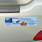 Autocollant De Voiture Respectez notre faune (En voiture)