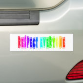 Autocollant De Voiture Respectez Tout Le Monde Bumper Sticker. (En voiture)