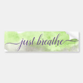 Autocollant De Voiture Respirez juste (Devant)