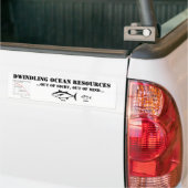 Autocollant De Voiture Ressources de diminution d'océan (Sur camion)