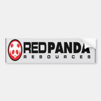 Autocollant De Voiture Ressources de panda rouge