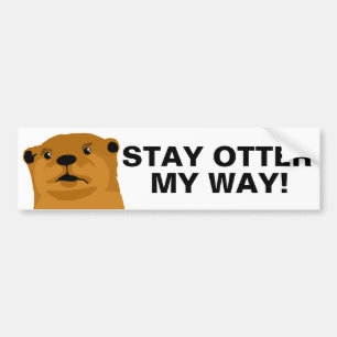 Autocollant De Voiture Reste en dehors de mon chemin