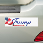 Autocollant De Voiture RETOUR DE L'AMÉRIQUE Texte de Trump (En voiture)