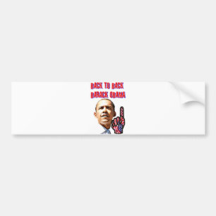 Autocollant De Voiture Retour En Arrière, Le Président Barack Obama_