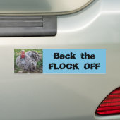 Autocollant De Voiture Retourner l'autocollant du coq grumpy (En voiture)